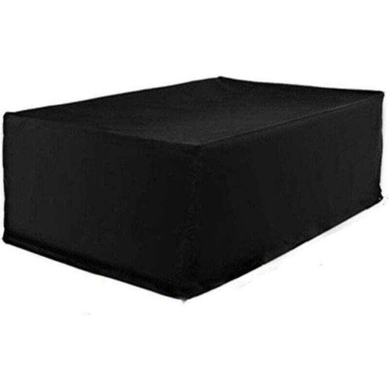 foto del prodotto dpzo copertura per tavolo da giardino 120 x 120 x 74 cm, copertura protettiva impermeabile per mobili da giardino e rimessaggio invernale.