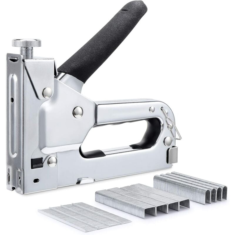 foto del prodotto dpzo cucitrice manuale 3 in 1, kit ad alte prestazioni con 600 punti per decorazioni e materiali di fissaggio