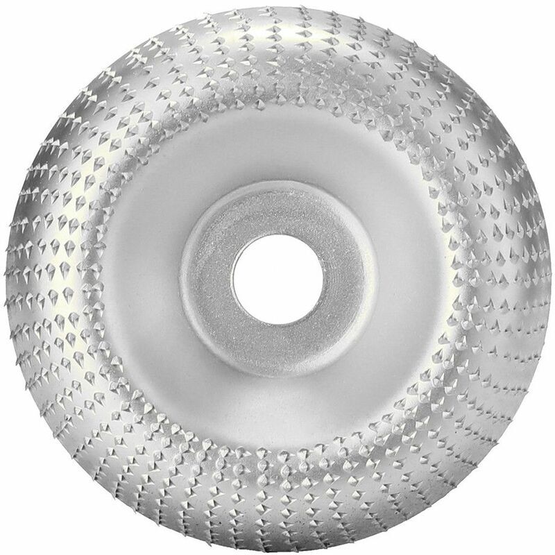 foto del prodotto dpzo disco curvo da 100 mm, disco per intaglio del legno in carburo di tungsteno, disco abrasivo per smerigliatrice angolare, utensile rotante per