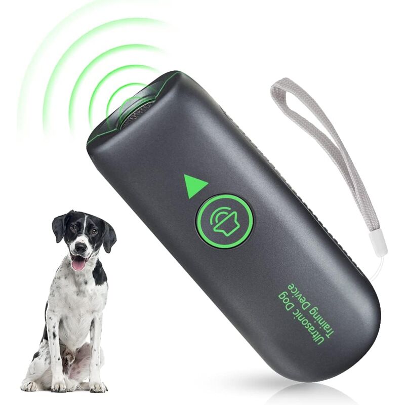 foto del prodotto dpzo dispositivo antiabbaio per cani, dispositivo a ultrasuoni con indicatore led per l addestramento