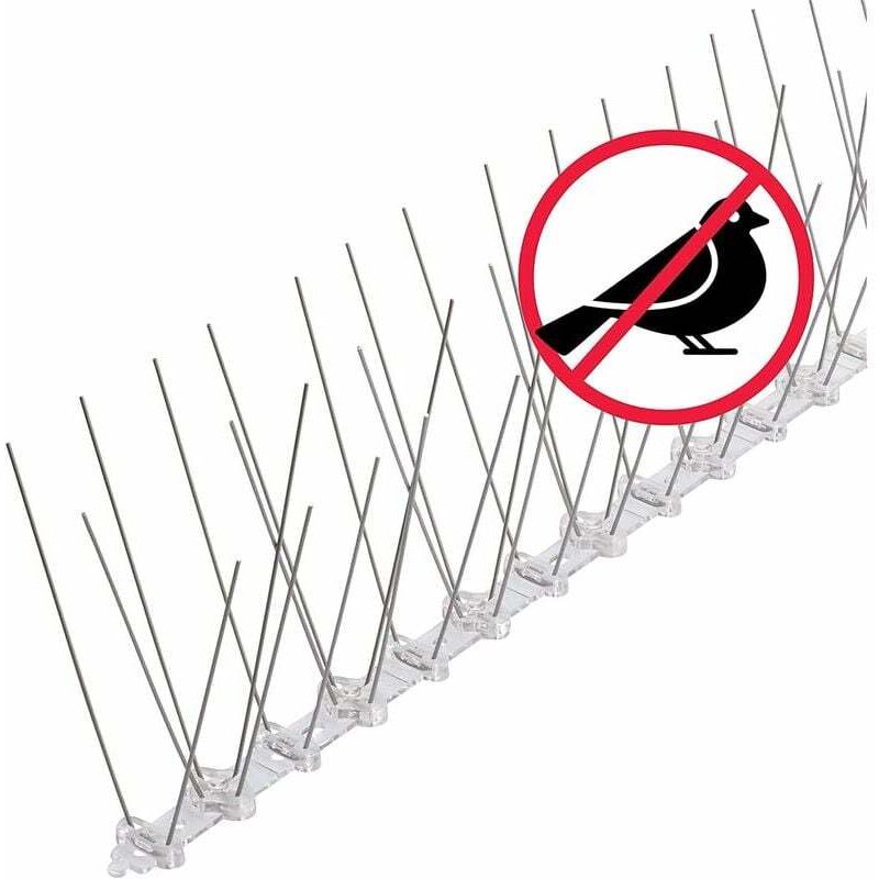 foto del prodotto dpzo dissuasore anti piccioni repellente per piccioni 3 m dissuasore anti piccioni repellente per uccelli anti gatti spaventapasseri, gu.b buono