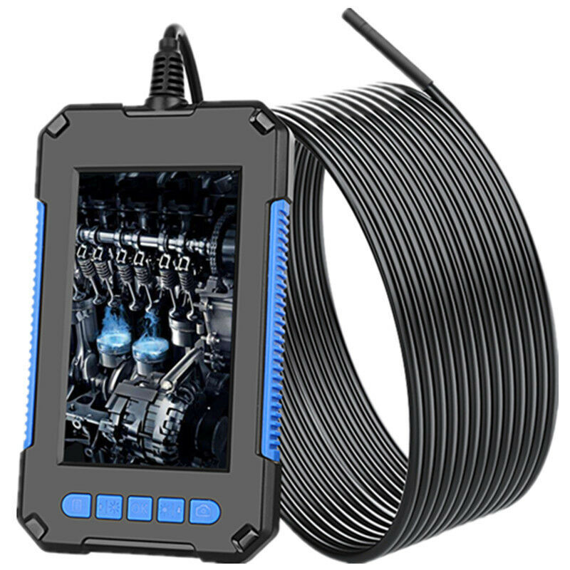 foto del prodotto dpzo endoscopio industriale, telecamera di ispezione digitale hd 1080p, schermo da 4,3 , telecamera a serpente impermeabile da 5,5 mm, con 6 luci