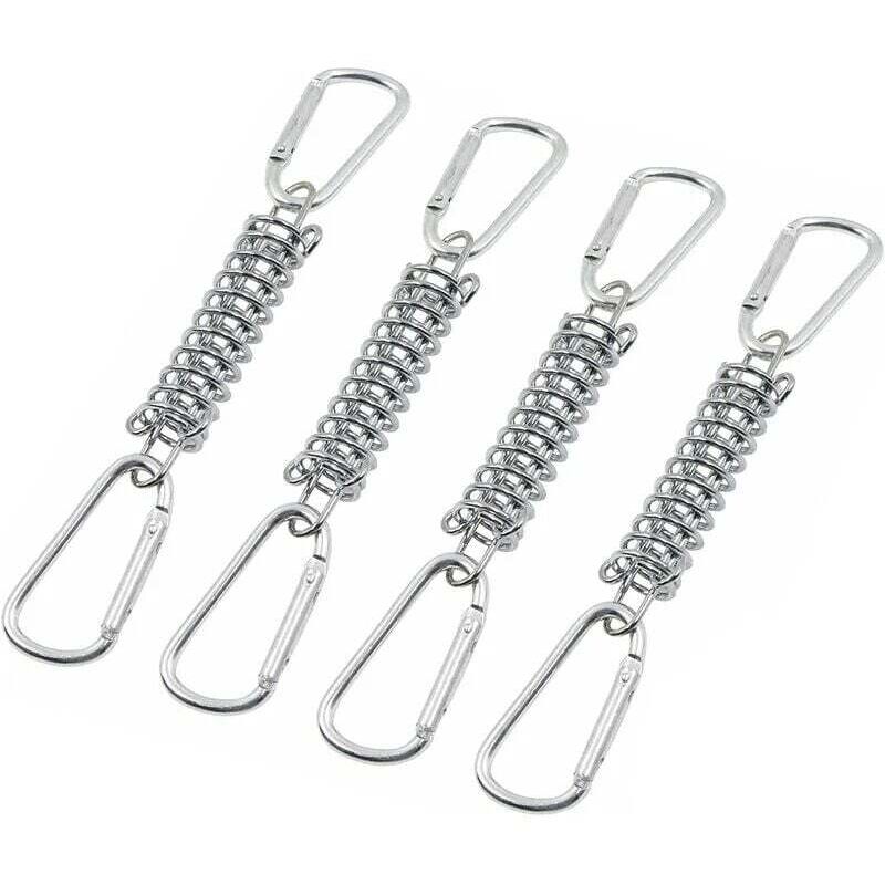 foto del prodotto dpzo fibbia a molla di tensione per fissaggio tenda da sole accessori per fissaggio tenda da sole in acciaio inossidabile con 4 molle elicoidali
