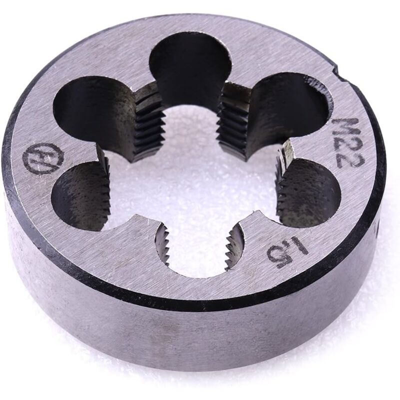 foto del prodotto dpzo filiere metriche, filiera filettata metrica destra m22 x 1,5 mm, 1 pz.