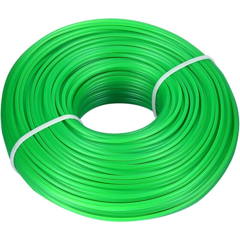 foto del prodotto dpzo filo di nylon per decespugliatore 2,0 mm x 100 m, bobina universale fai da te per decespugliatore