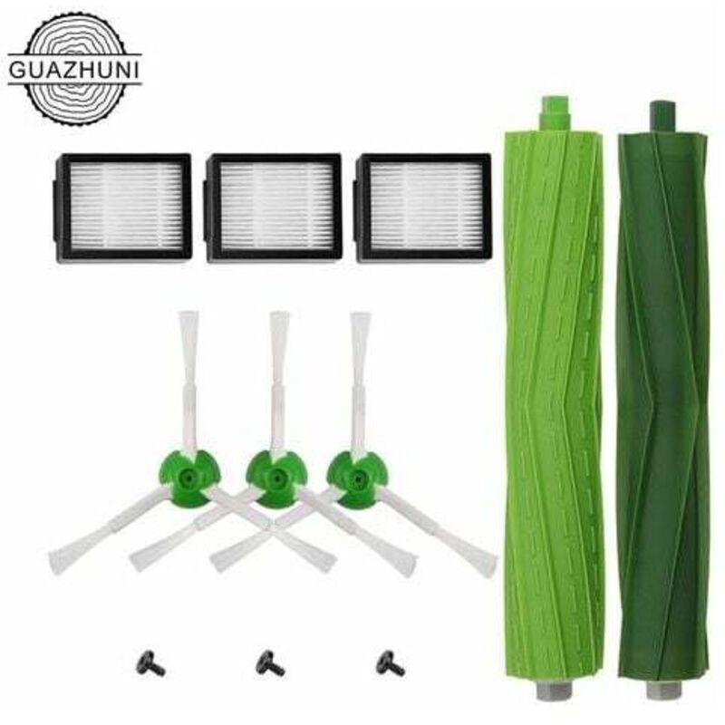 foto del prodotto dpzo filtri e spazzole kit di accessori per aspirapolvere compatibili con roomba serie i3 i3 i4 i7 i7 e5 e6 e7 set di spazzole laterali, rulli