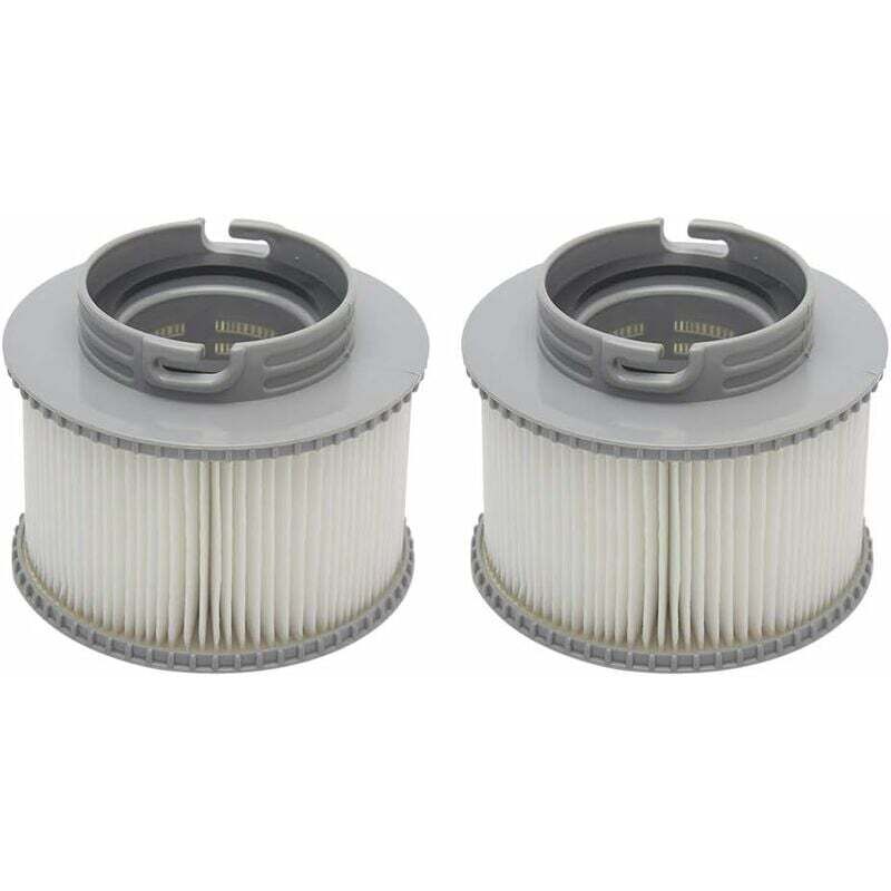 foto del prodotto dpzo filtri per spa, cartucce filtro di ricambio per spa a bolle mspa, cartucce filtro per piscina, per acqua pulita e fresca 2 pezzi, grigio 