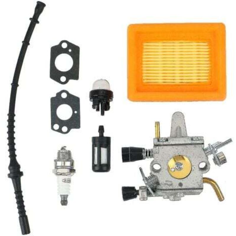 foto del prodotto dpzo filtro aria carburante carburatore per stihl fs400 fs450 fs480 sp400 zama