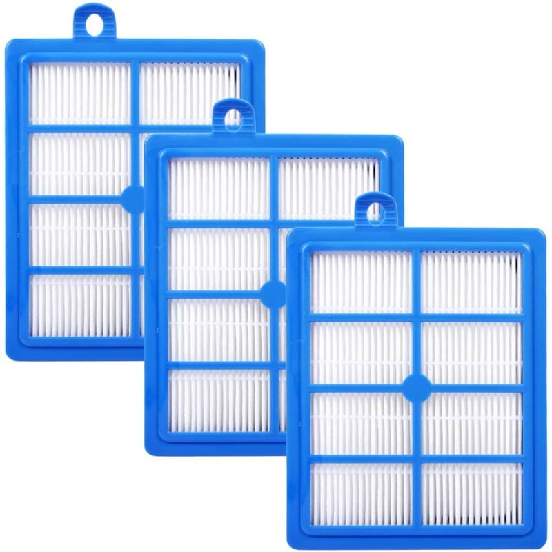 foto del prodotto dpzo filtro di ricambio hepa13 compatibile con aspirapolvere philips fc8038, aeg, electrolux, tornado, volta, confezione da 3