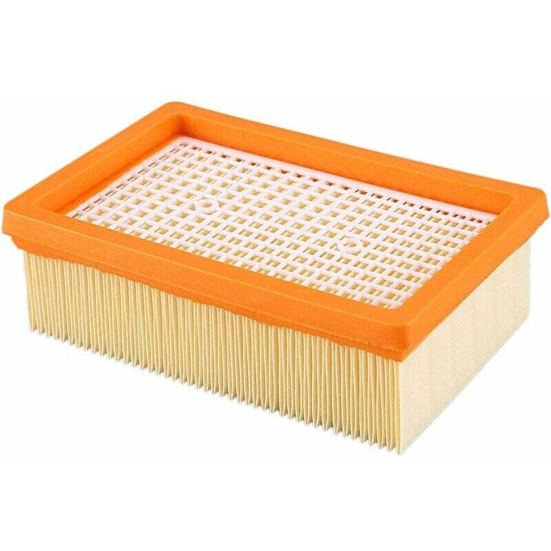 foto del prodotto dpzo filtro di ricambio per aspirapolvere adatto per karcher pieghettato piatto mv4 mv5 mv6 wd4 wd5 wd6 p premium wd5