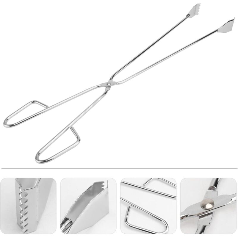 foto del prodotto dpzo forbici per la raccolta dei rifiuti da 38 cm con clip per la raccolta dei rifiuti con manico lungo per la raccolta dei rifiuti e il barbecue