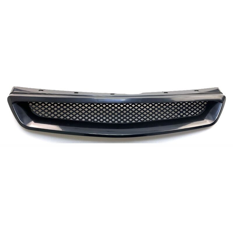 foto del prodotto dpzo griglia del cofano anteriore per ek jdm type r style adatta per honda civic 1999 2000