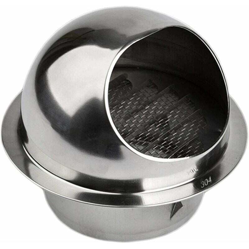 foto del prodotto dpzo griglia di ventilazione, cappa di ventilazione rotonda da 6 a parete, griglia di ventilazione in acciaio inossidabile 304 150mm 