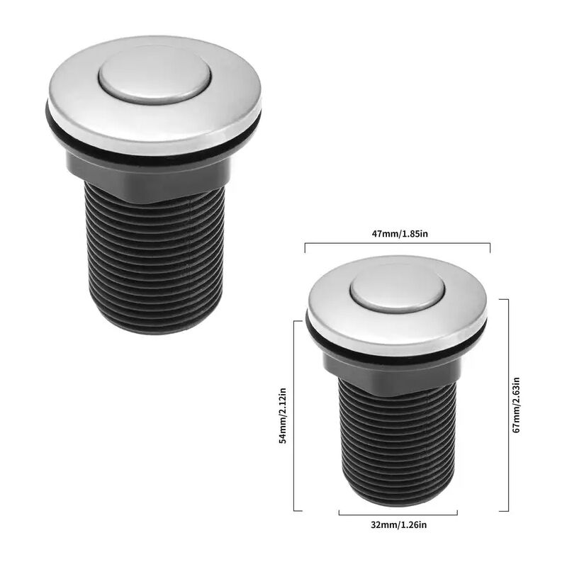 foto del prodotto dpzo gruppo pulsante interruttore aria tritarifiuti interruttore tritarifiuti, pulsante interruttore tritarifiuti, accessori tritarifiuti, vaso per