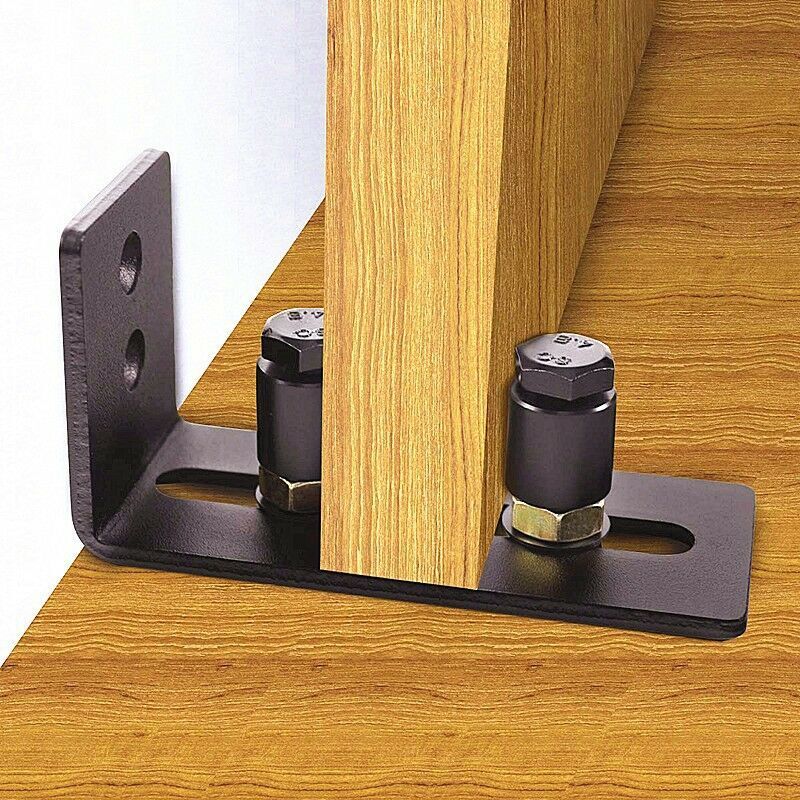 foto del prodotto dpzo guida scorrevole regolabile in acciaio al carbonio per accessori per porte da fienile doppio rullo , t audace