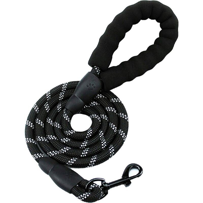 foto del prodotto dpzo guinzaglio per cani in nylon riflettente da 150 cm, resistente e di alta qualit , ideale per corsa, jogging ed escursionismo