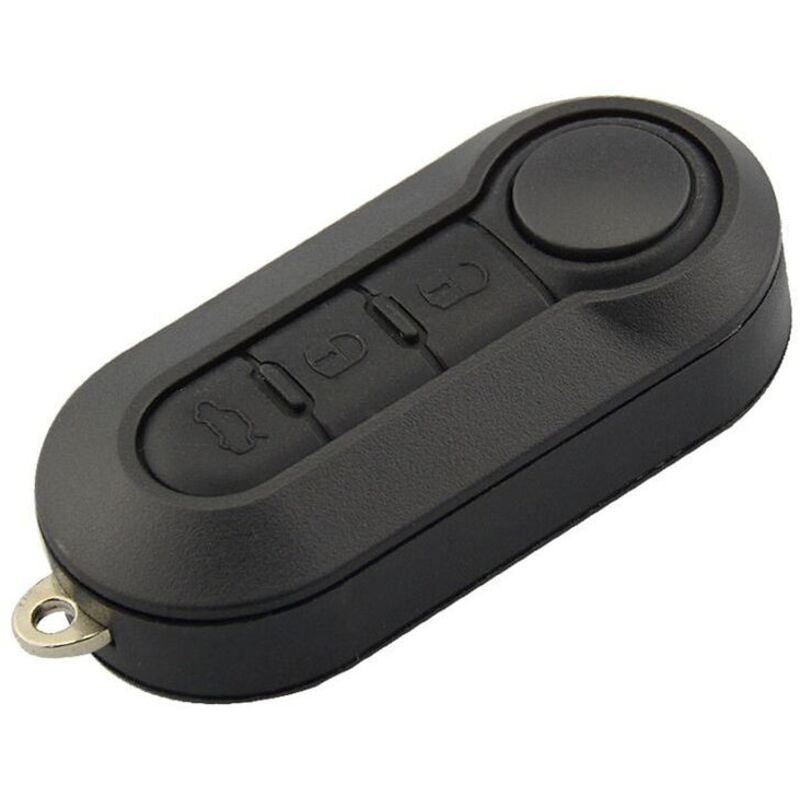 foto del prodotto dpzo guscio di ricambio pieghevole per chiave auto fiat 500 doblo ducato panda punto peugeot 3 pulsanti 543 cm nero 