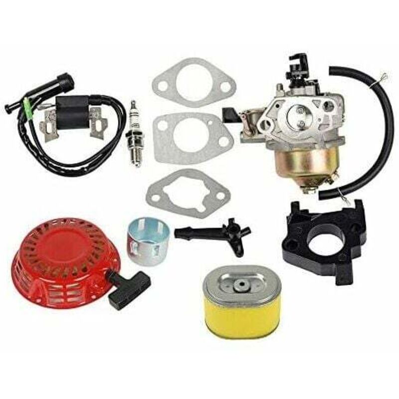 foto del prodotto dpzo kit carburatore 16100 ze2 w71 con filtro aria e bobina di accensione per motore honda gx240 gx270 8hp 9hp
