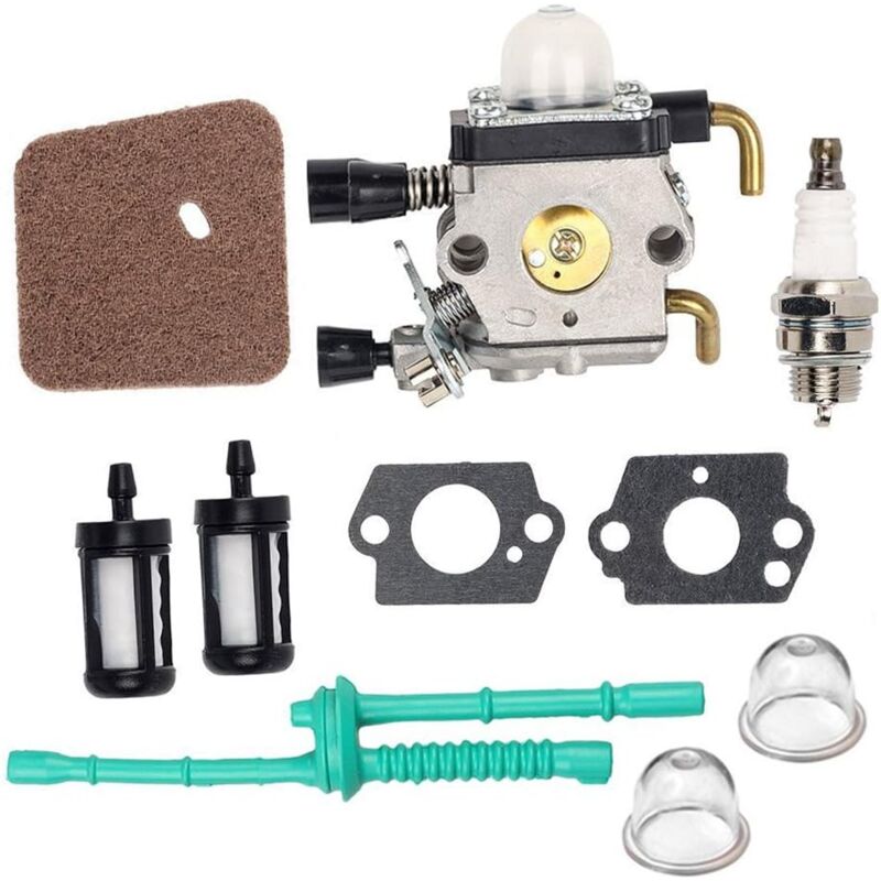 foto del prodotto dpzo kit carburatore e filtro aria per stihl fs38, fs45, fs46, fs55, tosaerba e motore kombi
