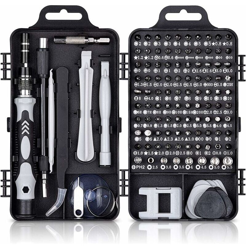 immagine 0 del prodotto dpzo kit di cacciaviti di precisione 115 in 1, kit di cacciaviti di precisione magnetici portatili, strumenti di riparazione per