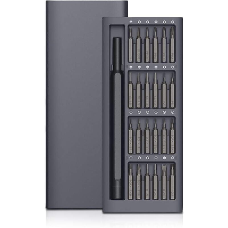 foto del prodotto dpzo kit di cacciaviti di precisione 25 in 1, set magnetico per la riparazione di iphone, computer e orologi