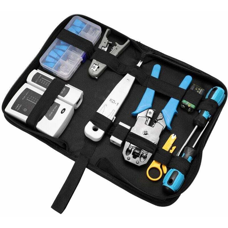 foto del prodotto dpzo kit di rete hardware, set di pinze per cavi, strumenti per la manutenzione domestica, strumento di combinazione per cavi, pinze per
