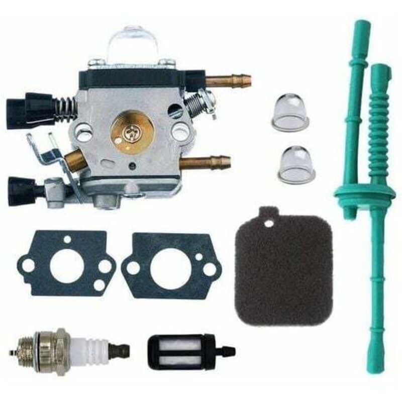 foto del prodotto dpzo kit di sostituzione del carburatore compatibile con il soffiatore stihl bg45 bg46 bg55 bg65 bg85