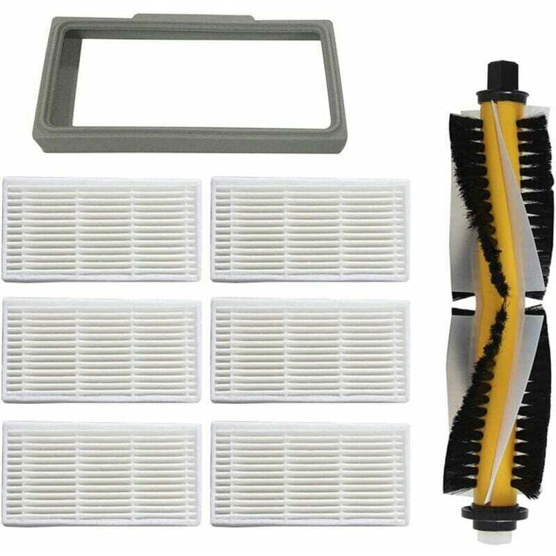 foto del prodotto dpzo kit di sostituzione filtri per aspirapolvere 6 pezzi e telaio filtro spazzola a rullo per aspirapolvere proscenic 780t 790t lycxames