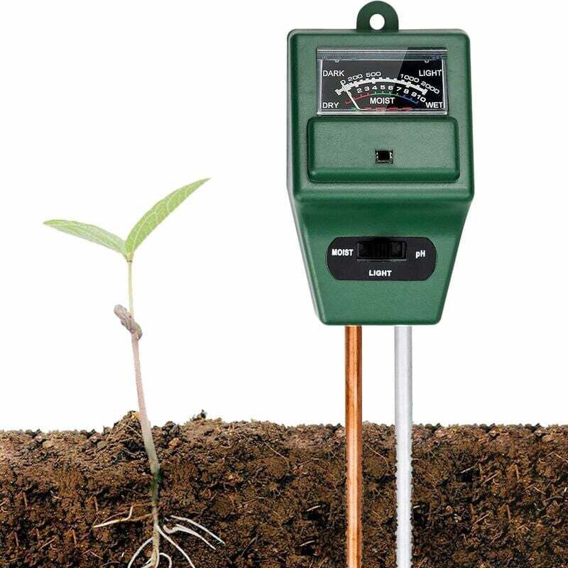foto del prodotto dpzo kit per il test del ph del terreno 3 in 1, tester di umidit per piante, misuratore di ph del terreno per