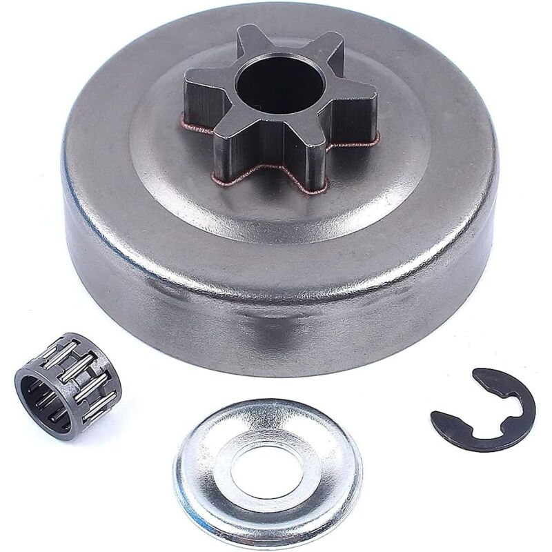foto del prodotto dpzo kit rondella e clip per tamburo frizione 3 8 6t per motosega stihl ms180 017 018 021 023 025 ms170 ms210 ms230 ms250 1123 640 2003