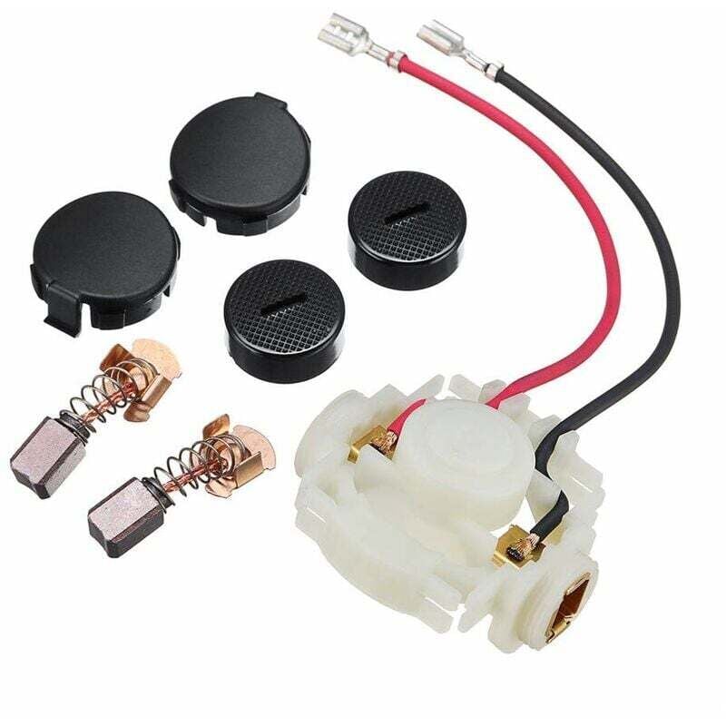 foto del prodotto dpzo kit spazzola di carbone portaspazzole cappucci copri cappucci per makita cb430 bga450 bga452 bjs160 bjs161