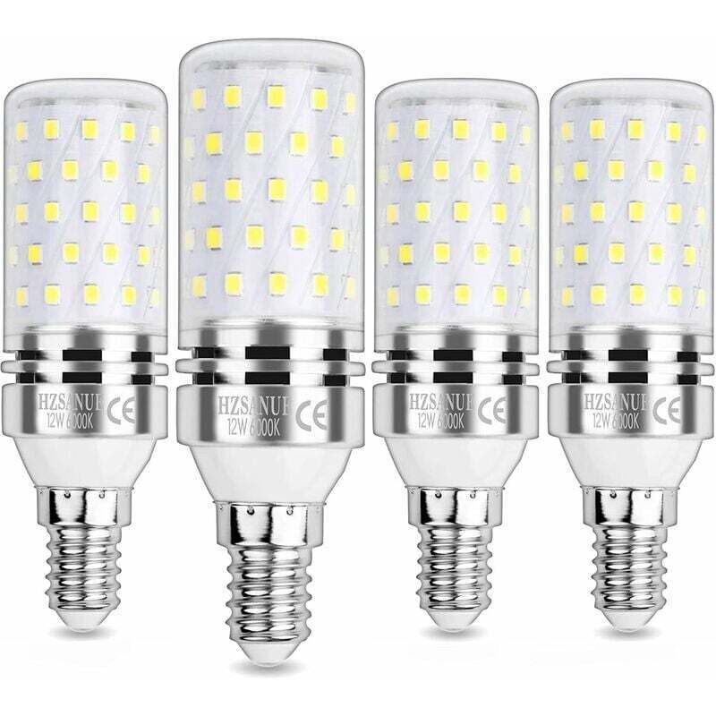 foto del prodotto dpzo lampadina led a mais da 12 w, attacco edison e14, bianco freddo 6000 k, 1200 lm, equivalente a una lampadina a incandescenza da 100 w, non