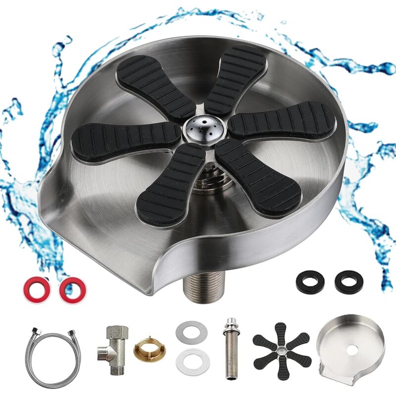 foto del prodotto dpzo lavabicchieri, lavabicchieri per lavello, lavabicchieri in acciaio inox 304, lavabicchieri per lavello, lavabicchieri automatici per bar,