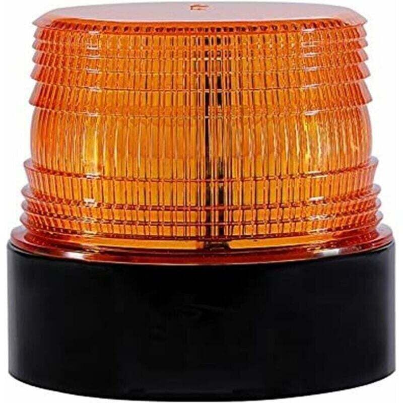 foto del prodotto dpzo luci di emergenza lampeggianti magnetiche a led wireless da 12 v arancione 
