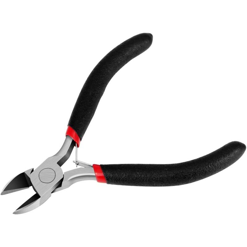 foto del prodotto dpzo mini pinze da taglio di precisione da 4,5 pollici, in acciaio inossidabile con manici antiscivolo per il fai da te