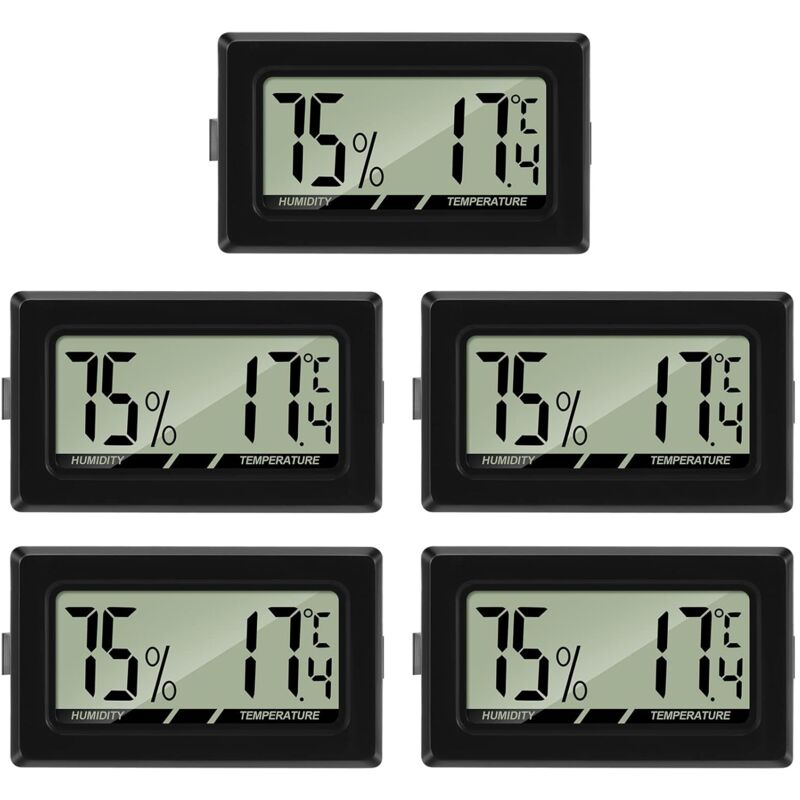 foto del prodotto dpzo mini termometro igrometro digitale lcd per test di temperatura e umidit 