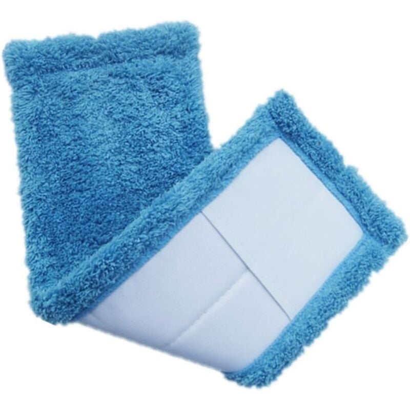 foto del prodotto dpzo mocio di ricambio in microfibra per scopa, 2 pezzi blu 