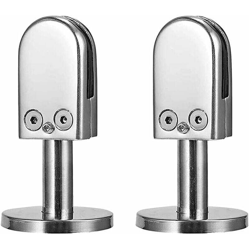 foto del prodotto dpzo morsetto per vetro per scale, morsetto per vetro da 5 8 mm, morsetto per vetro in acciaio inossidabile 304, morsetti per vetro per balaustra,
