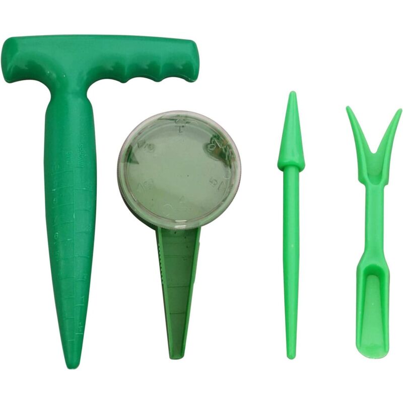 foto del prodotto dpzo pezzi di attrezzi da giardinaggio per piante da fiore, seminatrice e strumenti per il trapianto per l azienda agricola