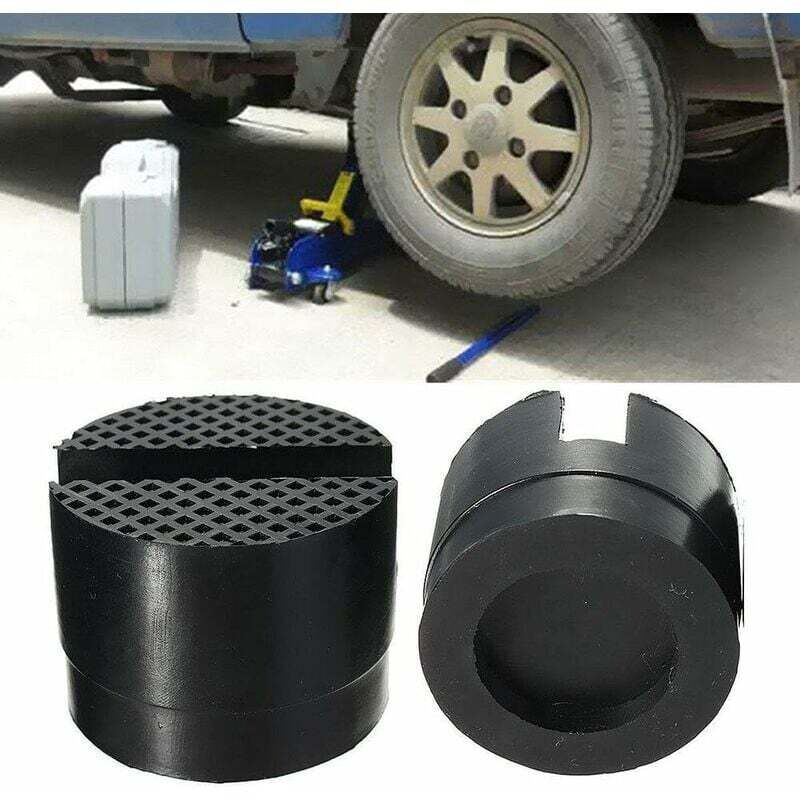 foto del prodotto dpzo pezzi di cuscinetto in gomma universale per cric per auto, cuscinetto in gomma per cric idraulico automatico, blocco di supporto in gomma per