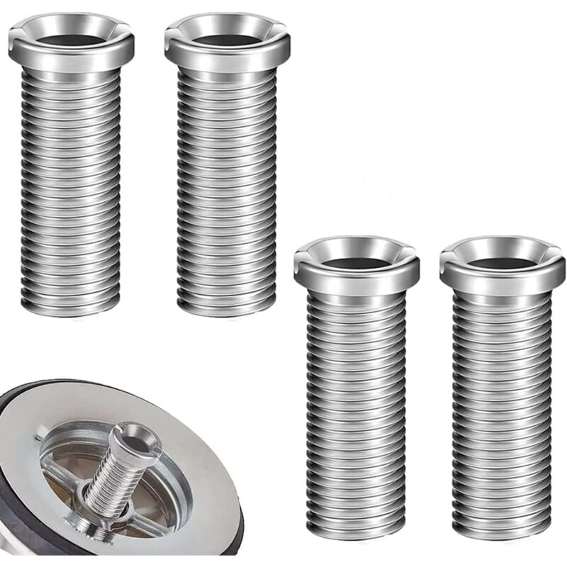 foto del prodotto dpzo pezzi viti per cestello lavello 35 mm viti cave in acciaio inox viti di scarico per viti per cestello lavello accessori di fissaggio per