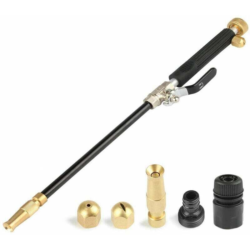 foto del prodotto dpzo pistola a getto d acqua ad alta pressione per autolavaggio, lancia per idropulitrice ad alta pressione con rondella standard in ottone per