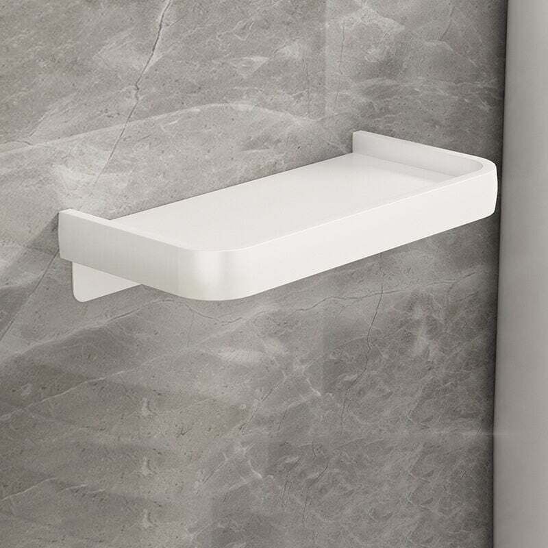 foto del prodotto dpzo porta carta igienica autoadesivo, porta carta igienica a parete con ripiano in acciaio inox, porta carta igienica senza foratura per bagno e