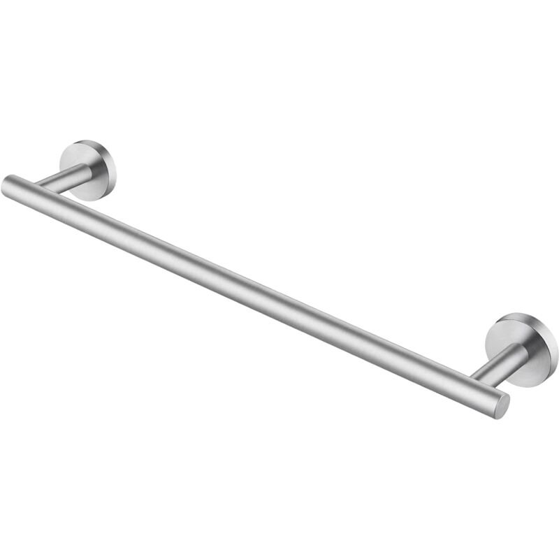 foto del prodotto dpzo portasciugamani da bagno a parete, in acciaio inox sus304, organizer per portasciugamani da bagno, 50 cm, spazzolato.