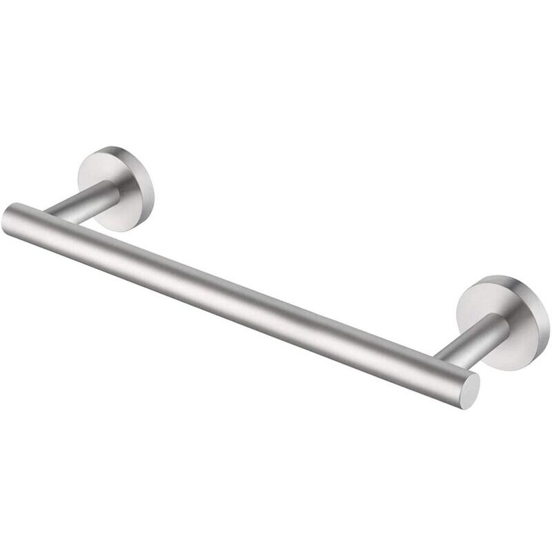 foto del prodotto dpzo portasciugamani da bagno a parete, organizer da cucina, portasciugamani a parete, barra portasciugamani da parete, 30 cm, acciaio inossidabile