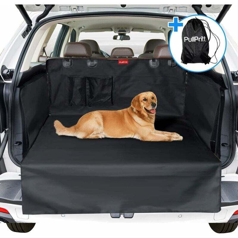 foto del prodotto dpzo protezione per bagagliaio auto per cani, impermeabile e antiscivolo, con protezione laterale, 185 x 105 cm, adatta alla maggior parte dei suv e