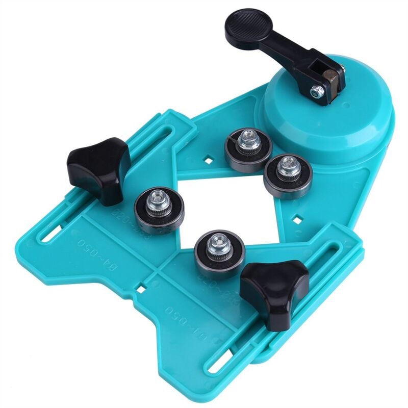 foto del prodotto dpzo punta da trapano regolabile da 4 mm a 80 mm per ceramica, vetro e marmo, guida a ventosa per utensili elettrici