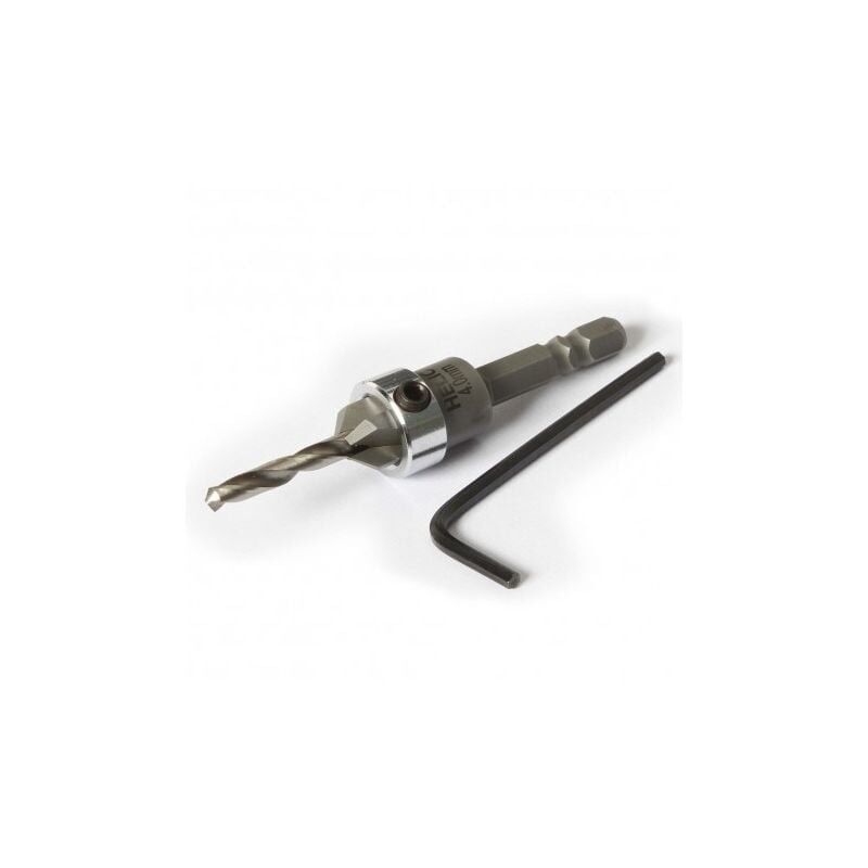foto del prodotto dpzo punta per smussatura battuta regolabile punta per legno con fresa 4mm per viti 5mm