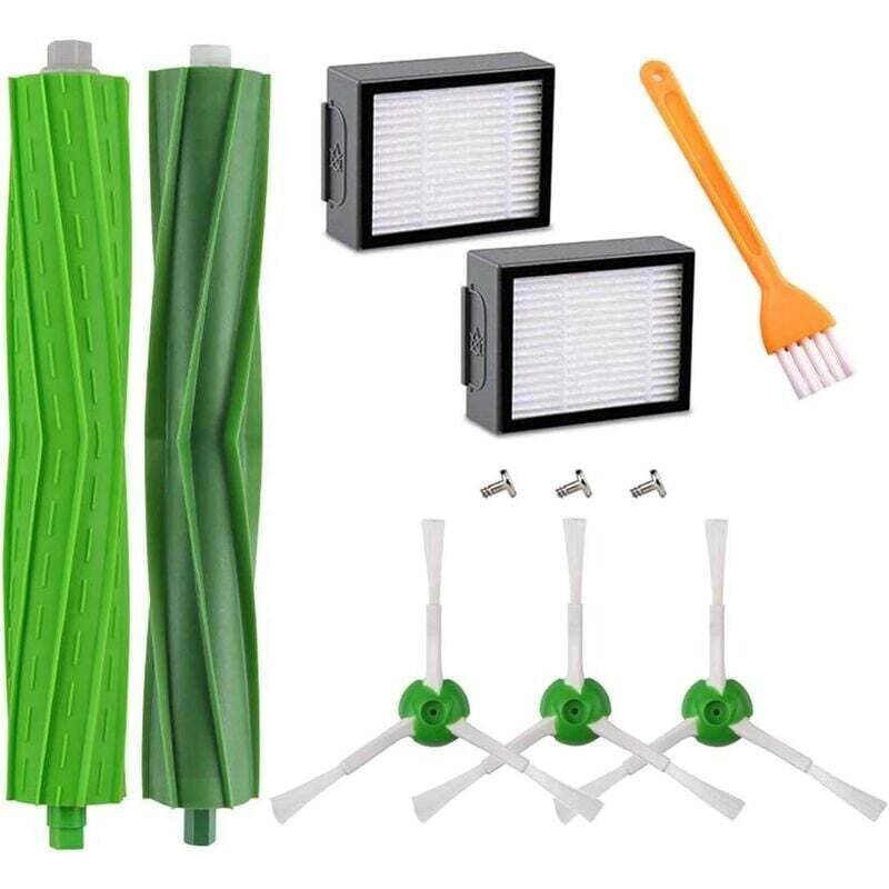 foto del prodotto dpzo ricambi e accessori compatibili con irobot roomba e5 e6 e7 i7 i7 i8 i8 j7 j7 i6 i6 i4 i4 i3 i3 aspirapolvere, kit di filtri e spazzole
