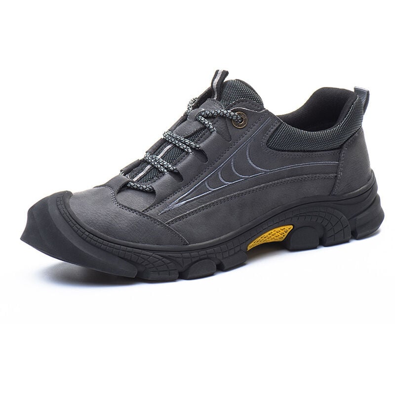 foto del prodotto dpzo scarpe da lavoro da uomo, traspiranti, con punta in acciaio, anti sfondamento, anti perforazione, comode, resistenti all usura e allo sporco,